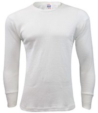Mens Thermal Long Sleeve T-Shirt Base Layer Vest Top Underwear Winter All Sizes