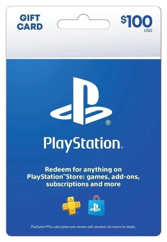 Carta regalo Sony Playstation Store $100 - regalo gioco ps5 ps4 ps3. (50 +50)