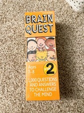 NIB- BRAIN QUEST AGES 7-8 REVISED 4TH EDITION 1000 QUESTIONS GRADE 2
