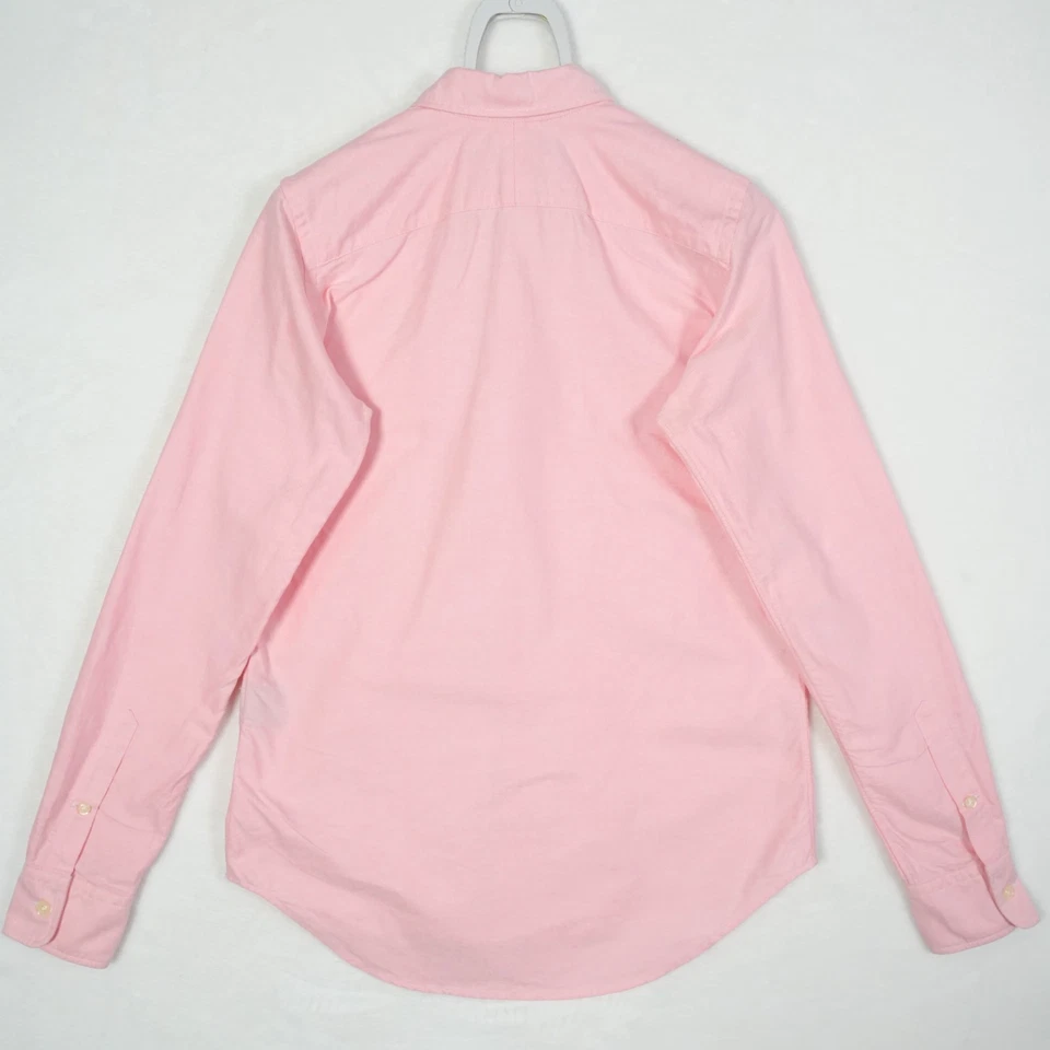 Ralph Lauren Sport женщин Slim Fit Оксфорд кнопка рубашка размер 4 розовый плоть пони - Изображение 3 из 4