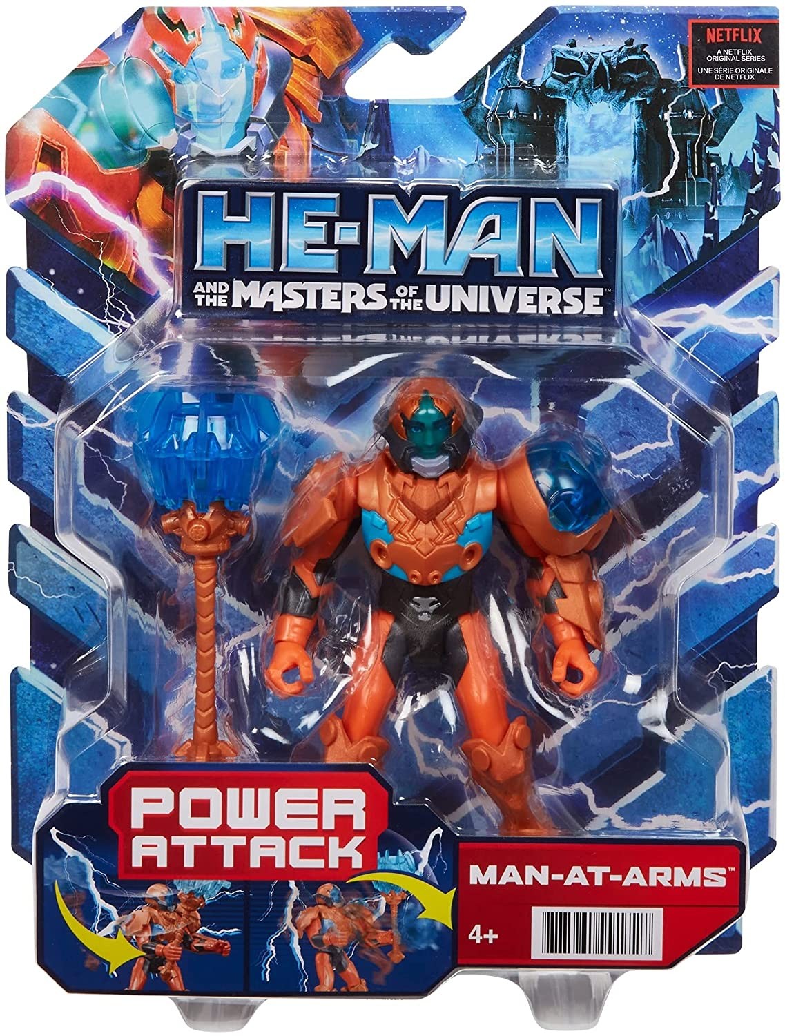 He-Man & Masters Universe Power Attack Man-At-Arms Action Figure 14cm