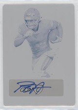 2019 Leaf Valiant Printing Plate Cyan 1/1 Rodney Anderson #BA-RA1 Auto no9
