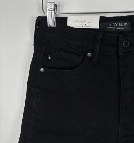 Judy Blue Denim Shorts Womens S Black High Waist Tummy Control NWT - Picture 4 of 12
