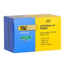 0342 Type 140/10mm Heavy Duty Galvanised Staples, Pack of 5000 0.0017 per staple
