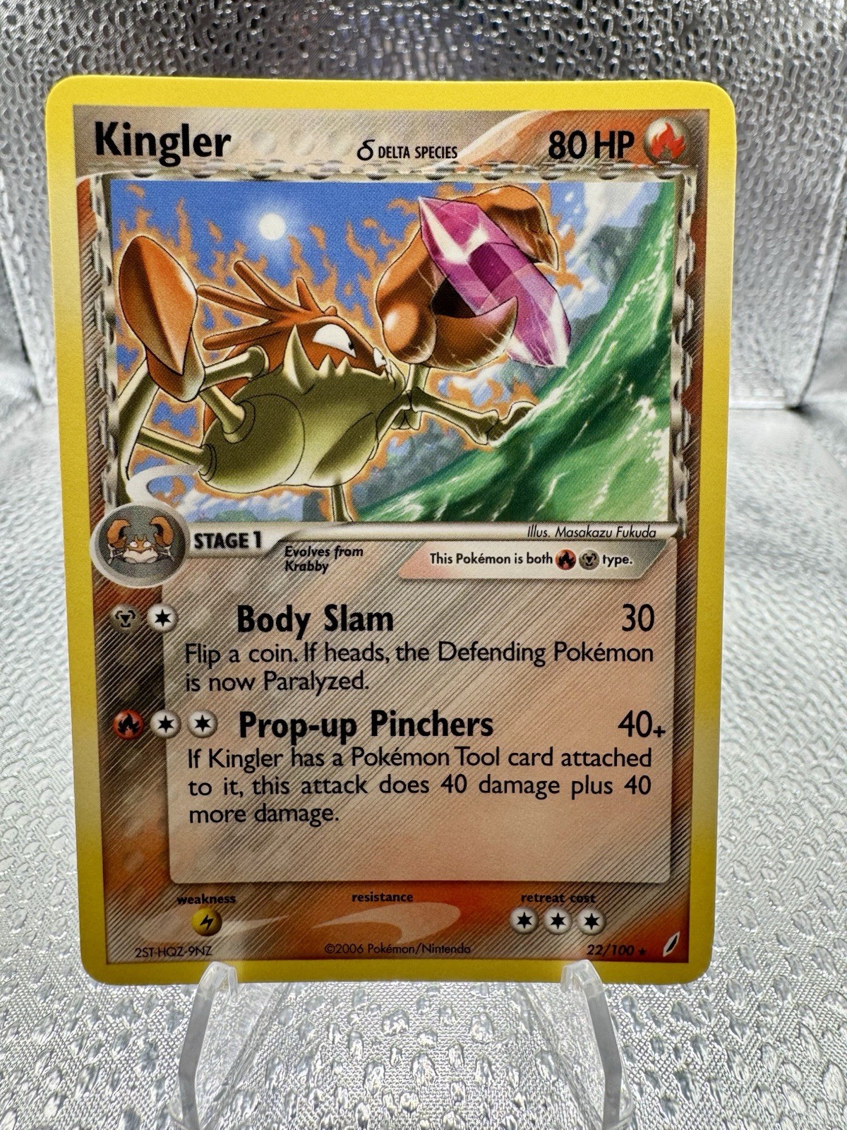 Kingler (Delta Species) 22/100 Crystal Guardians Regular