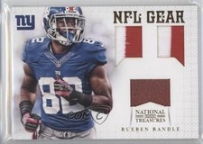 2012 National Treasures NFL Gear Trio Materials Prime 11/25 Rueben Randle 0f8