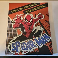 Amazing Spider-Man Canvas Wall Art 20x16 The One and Only Marvel Superhero Decor