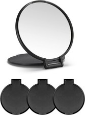 Compact Mirror Bulk Round Makeup Mirror for Purse, Set of 3, 2.6" L x 2.37" W...
