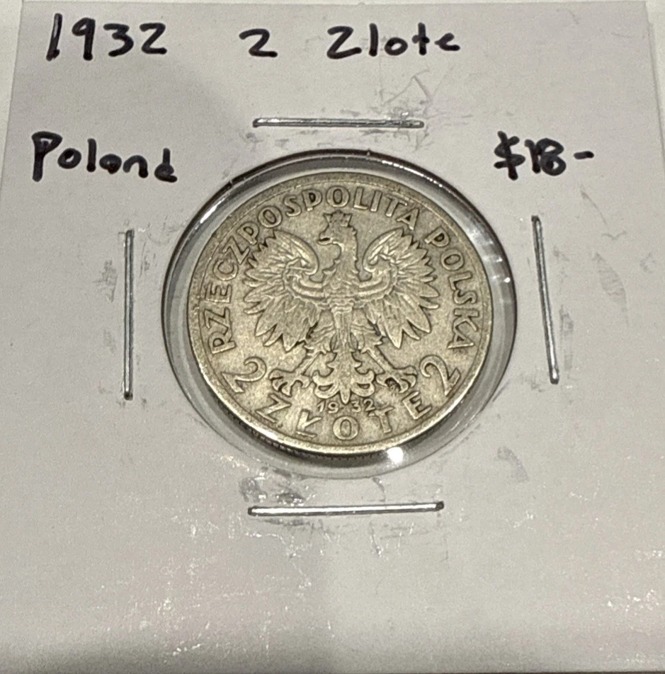 Moneda de plata Polonia 2 Zlote 1932 Foto 3 de 4