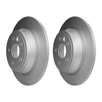 2 Bremsscheiben Voll Ø 63,6 Mm 11 Mm Hella FüR Land Rover Freelander