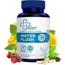 Dr  Vitamin Solutions Water Flush All Natural Diuretic for Bloat -50 Day Supply