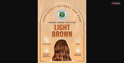 Light Brown 100g | 100% Natural Hair Dye Kit | Vibrant Colors with Pure Henna 50