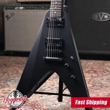ESP LTD James Hetfield Signature Vulture Electric Guitar - Satin Black with Hard