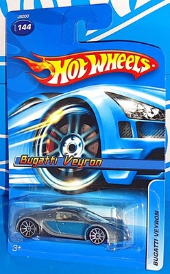Hot Wheels 2006 Mainline Release #144 Bugatti Veyron Mtflk Gray w/ 10SPs