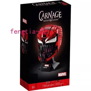 Anime 546pcs Carnage Helmet Building Blocks Set Build Diy Bricks Collection Gift