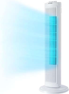 30 Inch Oscillating Tower Fan with 3 Speed Settings and Auto-Off Timer, Standing