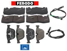 Front Brake Pad & Rear Brake Pad Set +Sensor OES for BMW X5 X6 M 15-18