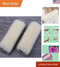 2 Pack Sheepskin Car Seat Belt Cover Pads Wool Seatbelt Cushions 2 Pack Sheepskin Car Seat Belt Cover Pads Wool Seatbelt Cushions