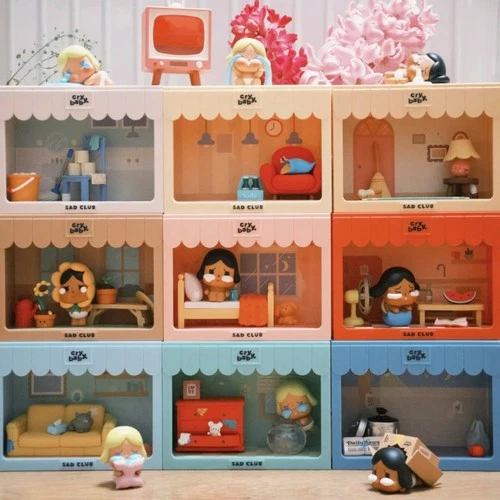 Authentic Crybaby Sad Club Series Confirmed Figure Blind Box Trend Art Toys Cute - Picture 5 of 16