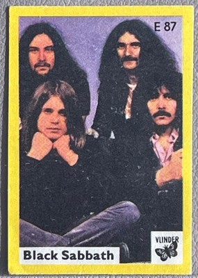 Black Sabbath Ozzy Osbourne ''Rookie'' Vintage Vlinder Matchbox Label #E87