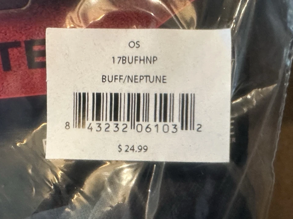 New Kryptek Buff Tubular Headwear Neck Gaiter Buff Neptune Camo 17BUFHNP Blue - Image 3 of 4