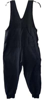 #ad #ad Kleen Overall Jogger Jumpsuit Womens S Black Soft Stretch Comfort Core Cozy $49.00