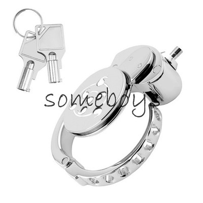 New Chastity Cage Sissy CB Lock Abstinence Restraint Cage Chastity Device