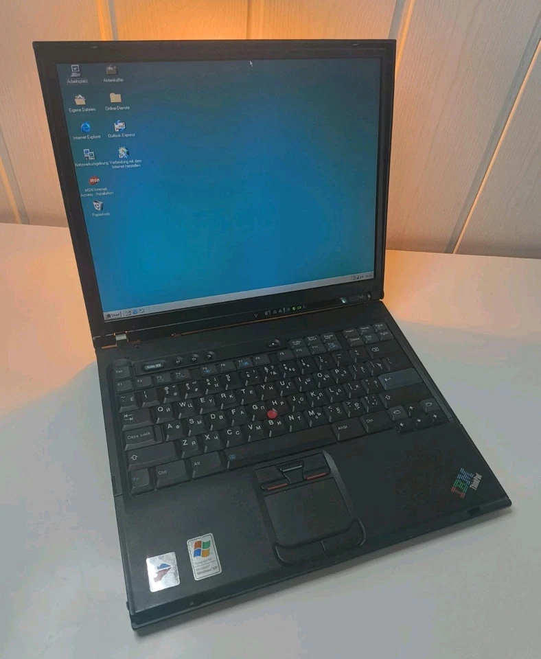 Windows 98 + Windows XP Dual Boot Notebook IBM | Pentium M / 1 GB / 80 GB | TOP! - Bild 2 von 4