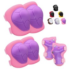 Kids Protective Gear Set, Knee Pads for Kids 3-10Years Toddler Knee and Elbow...