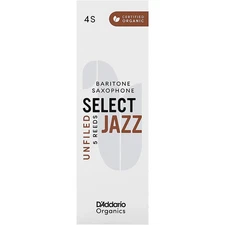 D'Addario Woodwinds Select Jazz, Baritone Saxophone - Unfiled,Box of 5 4S