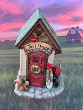 Vintage O'Well tool  House   Christmas Village Accessory RARE building