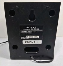 Sony Surround Speaker SS-TS107 Square Small Wired Front Left Tested Works Great
