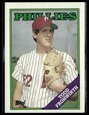 Todd Frohwirth *ROOKIE CARD* (RC) 1988 Topps #378. rookie card picture