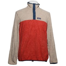 Patagonia, Fleecepullover, Größe: M, Rot/Beige/Blau, Recyceltes Polyester #hNb