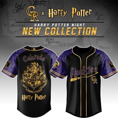 HOT HOT! C. Rockies x Harry Pter Night Jersey Giveaway Gift - All Size