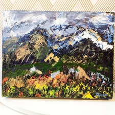 Landscape Painting of Colorado Mountains-Original Acrylic Art-Home Decor Art-Art