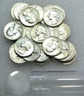 1960-1964 Washington Silver Quarter Bright Full Roll of 40 coins in tube #K490