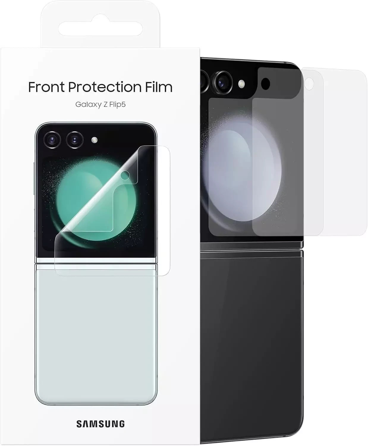 Genuine / Official Samsung Galaxy Z Flip5 Front Screen Protector (2 pack) - New