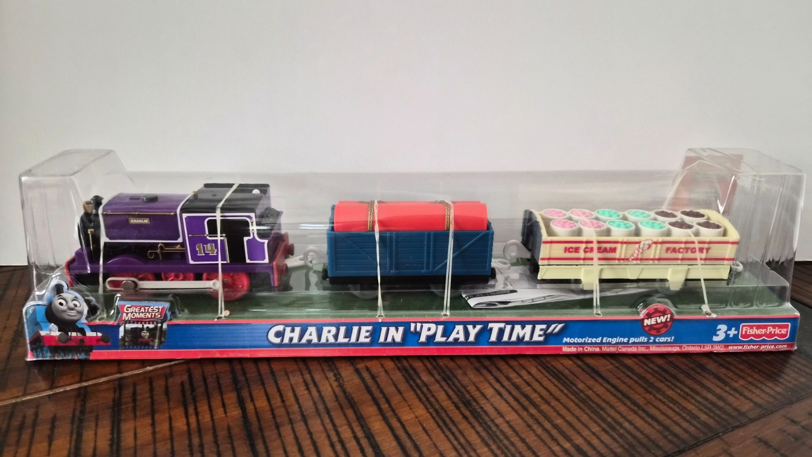 NEW in Box THOMAS TRACKMASTER MOTORIZED CHARLIE IN 
