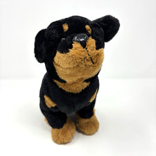 Ganz Webkinz Rottweiler Adorable Puppy Dog 8" Plush HM183 Stuffed Animal Toy