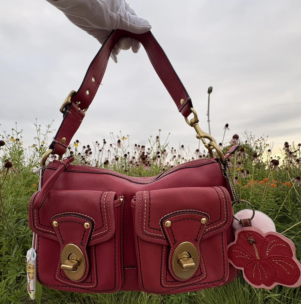 Coach Legacy Shoulder Bag Pink Bags & Handbags for Women for sale