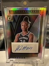 2025 Panini Donruss WNBA Jewell Loyd Silver Holo Auto 🔥 Las Vegas Aces