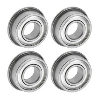 F686ZZ Geflanscht Kugel Lager 6X13X5Mm Chrom Stahl Flansch Lager 4StüCk