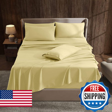 Hearth  Harbor Extra Deep Pocket Sheet Sets Luxury Soft 6 Piece Queen Bed Sheet