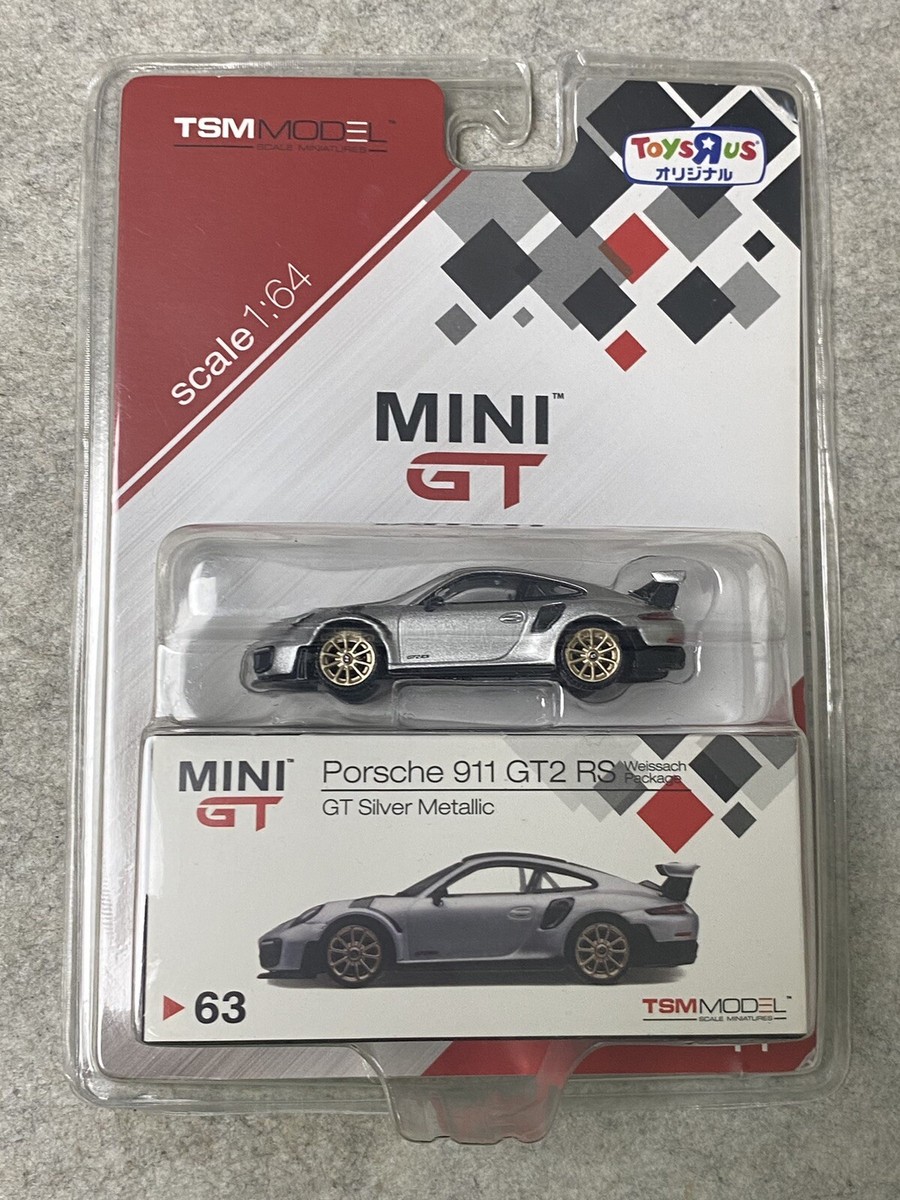 MiniGT Porsche 911 GT2 RS Weissach Package GT Silver MiniGT Porsche 911 GT2 RS Weissach Package GT Silver