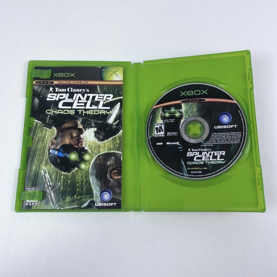 Jeu Xbox - Splinter Cell : Chaos Theory - Version PAL FR - Complet & Fonctionne