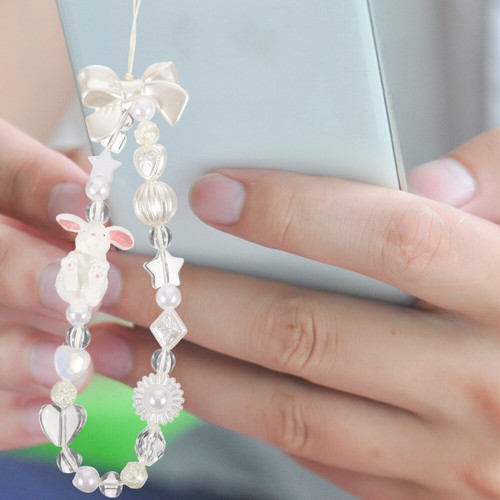 Mobile Phone Decorative Wrist Rope Keychains Cute Cell Accessories - 第 9/12 張圖片