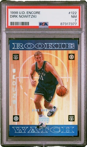 Dirk Nowitzki Professional Sports Authenticator (PSA) Basketball 1998-99 Season Sports Trading Cards & Accessories