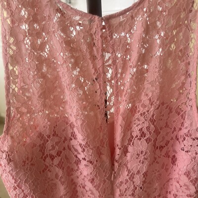 Women's Size 6 Pink Lace Dress Donna Morgan | eBay Women's Size 6 Pink Lace Dress Donna Morgan | eBay