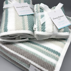 8pc Tommy Bahama Ocean Bay Stripe 2 Bath 2 Hand Towel 4 Washcloth Set Gray Aqua